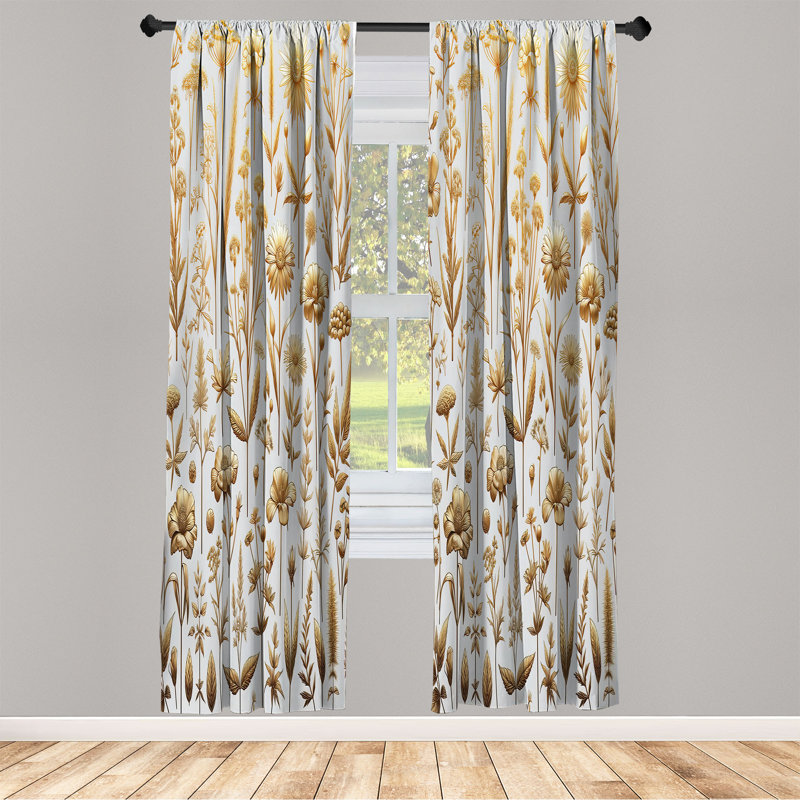 Semi Sheer Curtain, 56" W x 95" L
