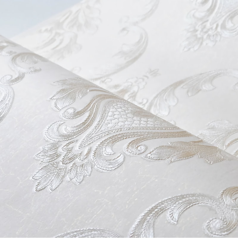 Deakon 32.75' L x 17.7" W 3D Embossed Wallpaper Roll