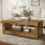 Table basse de 47 pouces en bois pour le salon