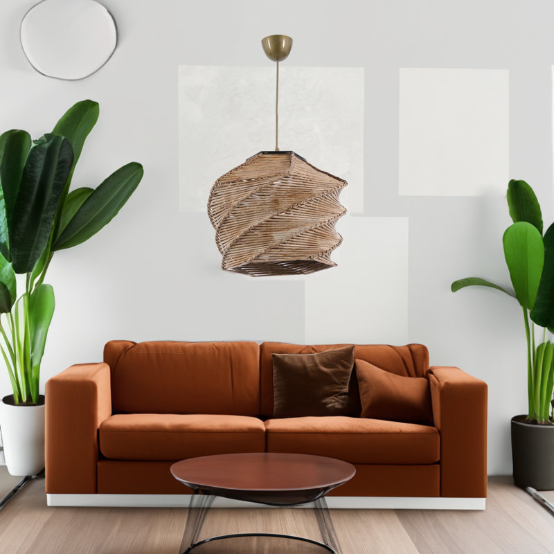 Lustre Kulle, Chameau, H 10,2 po x l 12,6 po x P 12,6 po