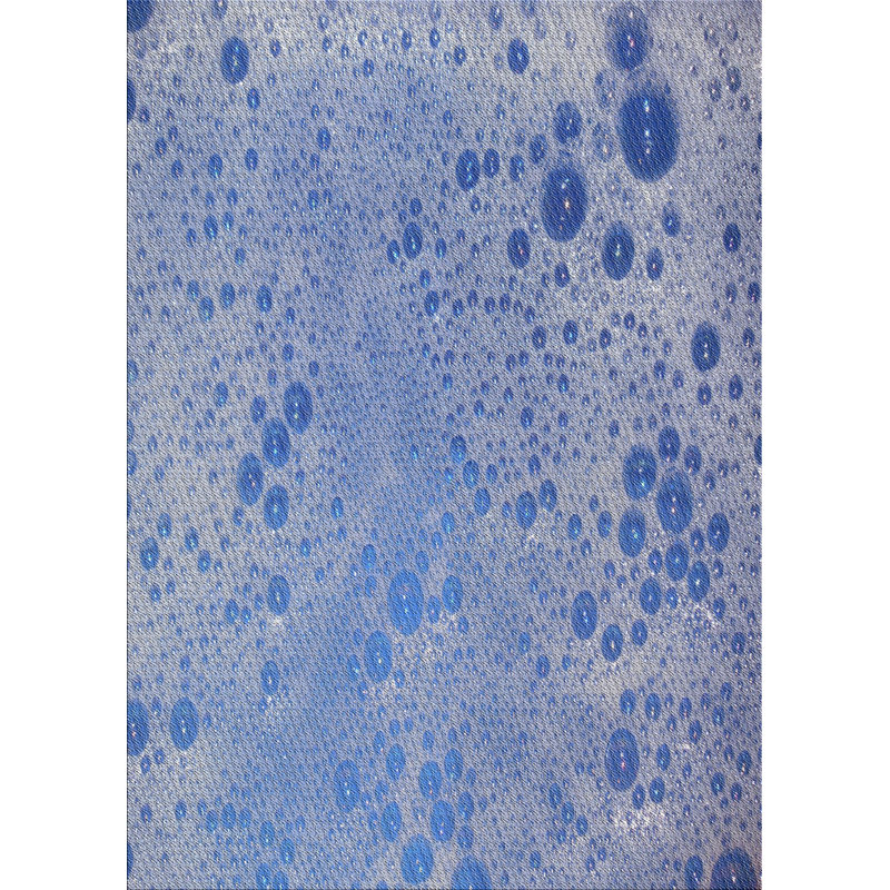 Tapis de la surface bleue en laine touffeté à la main Brisco