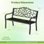 Metal Park Bench