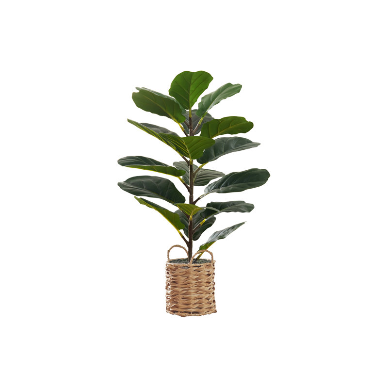 Mcconnell 28 po Faux figure de plante dans un panier de ciment