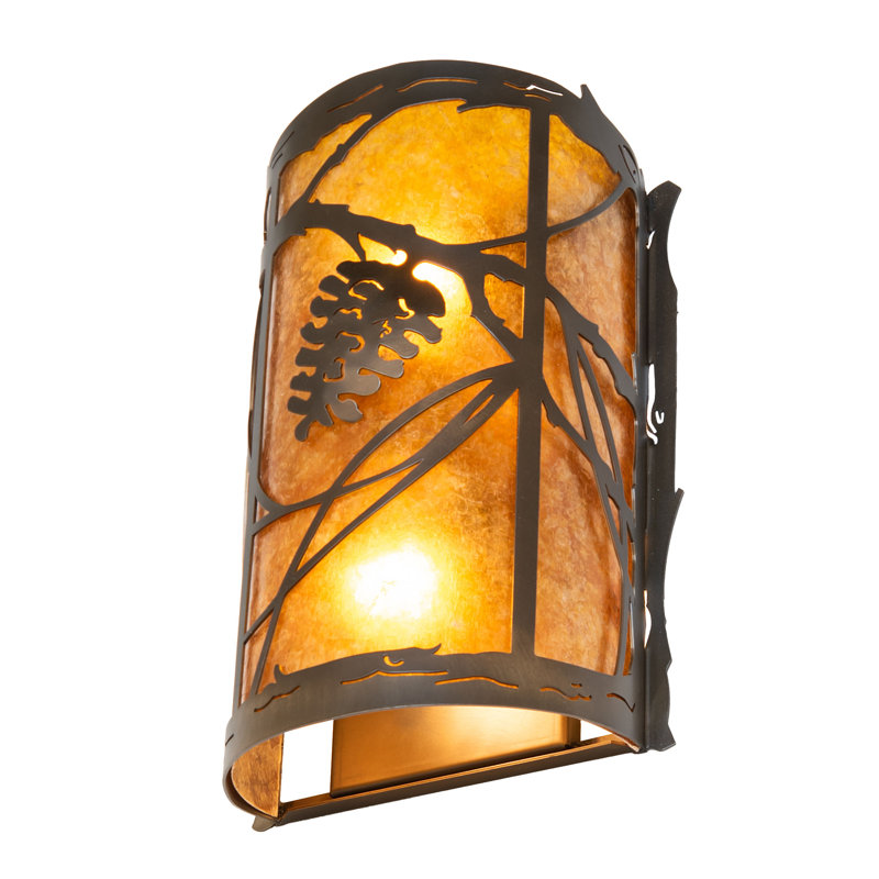 2 - Light Flush Mounted Sconce