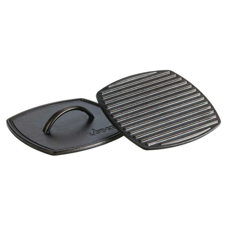 Cast Iron Grill Pan / Griddle Set