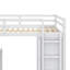 Lit mezzanine polyvalent avec tiroirs de rangement intégrés, bureau de travail spacieux et armoire de style armoire-114355539-114355540