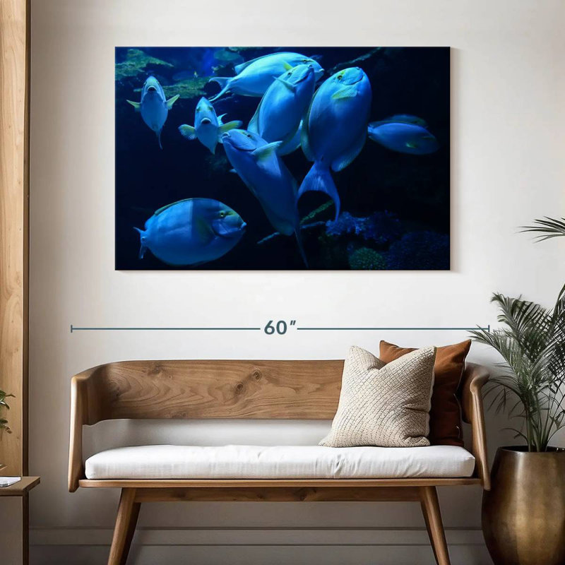 Brampt Underwater Yellowfin Surgeonfish, 32" H x 48" W