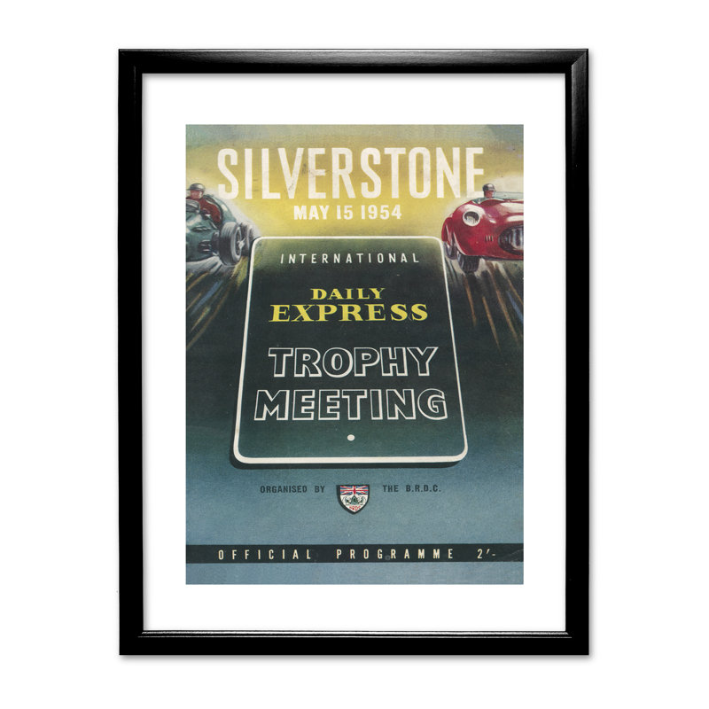 Single Picture Frame Print on Canvas, Black