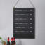 Wall Mounted Restaurant Menu Chalkboard 