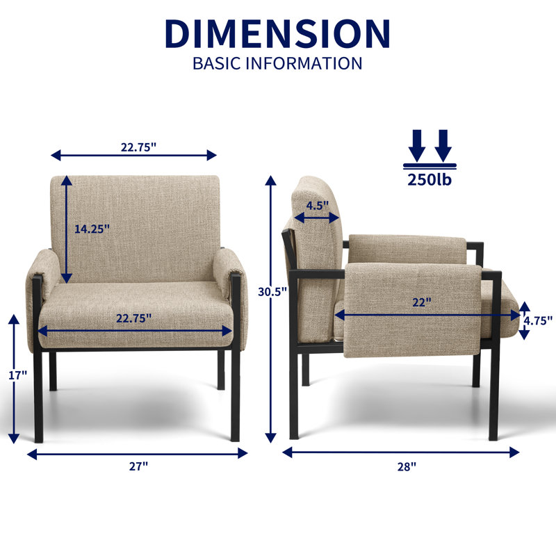 Chaise en bois massif avec accoudoirs, Brun