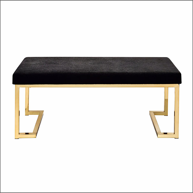 Bench with C Metal Base