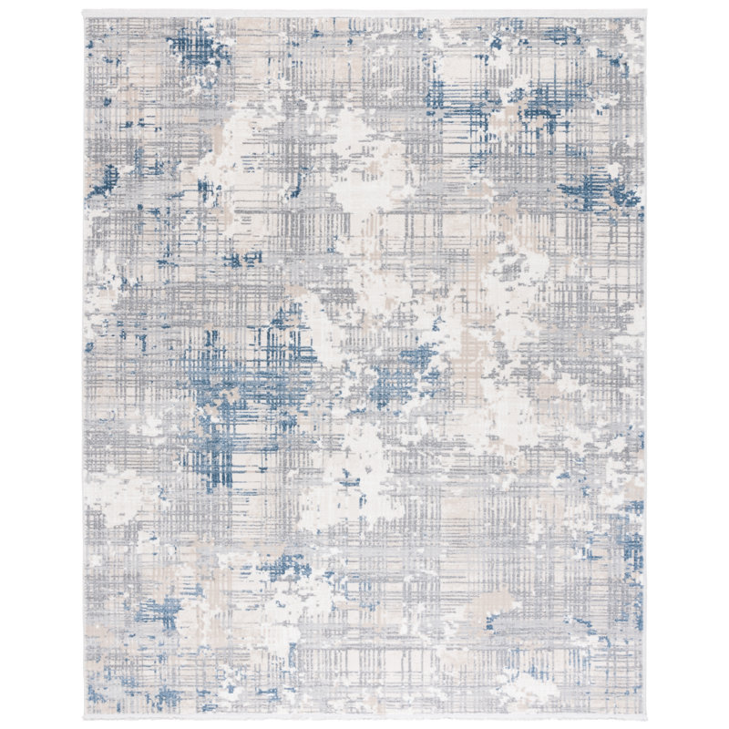 Tapis gris / bleu Emerald 544
