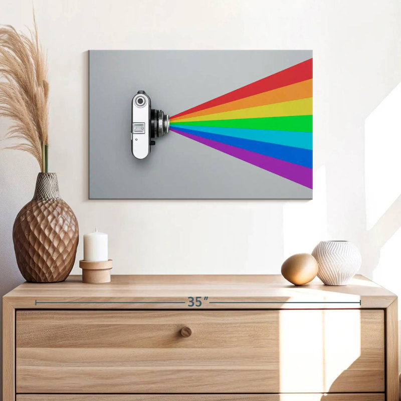 Senne Rainbow Camera Flash, 16" H x 24" W
