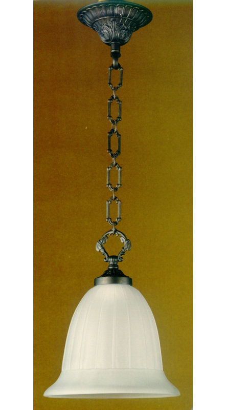 Falkland 1 - Light Dome Pendant, Dark Flemish
