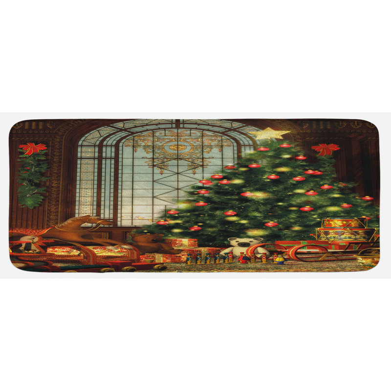 Tapis de cuisine ambiance big old à grande allure xmas tree