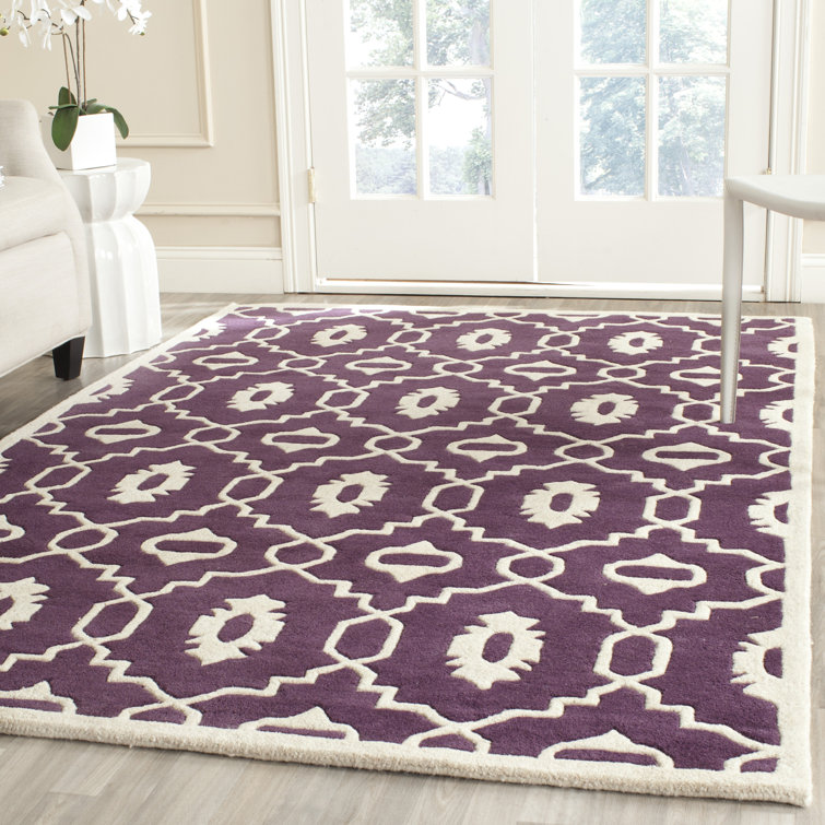 Carolene Hand Tufted Wool Geometric Rug