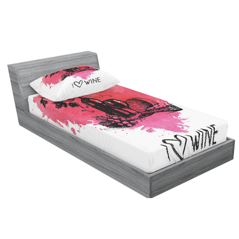 Microfiber Sheet Set, Twin XL Sheet Set with Fitted Sheet