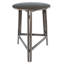 Table ronde haute Torence, gris huître
