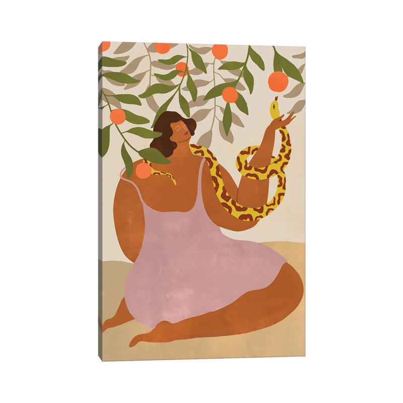 «The Smell Of Orange» par Arty Guava - Giclée sur toile tendue avec châssis, H 40 po x l 26 po x P 1,5 po