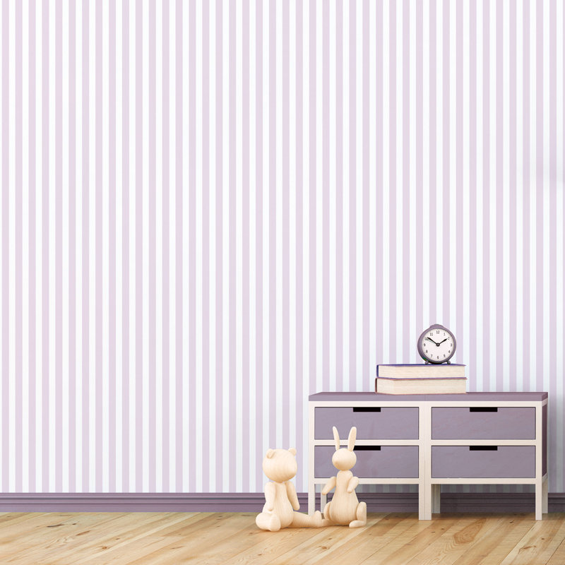 Deljan 10m x 53cm Matte Wallpaper Roll, Purple