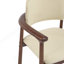 Ensemble de 2 chaises de salle à manger, bois d'hévéa robuste, siège en mousse de polyuréthane confortable, idéal pour la maison et la cuisine
