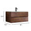 Ensemble de meuble-lavabo 2 tiroirs Modern
