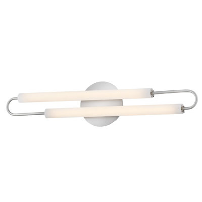 Eliseo Single Frosted Dimmable LED Bath Sconce