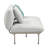 65.5'' Wide Aluminum Loveseat with Cushions-1234829282-1234829281