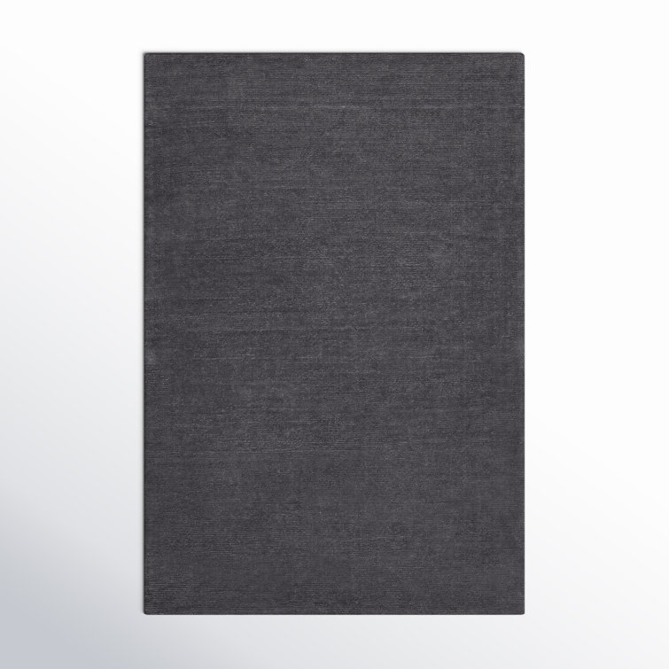 Crowe Wool Charcoal Gray Performance  Area Rug