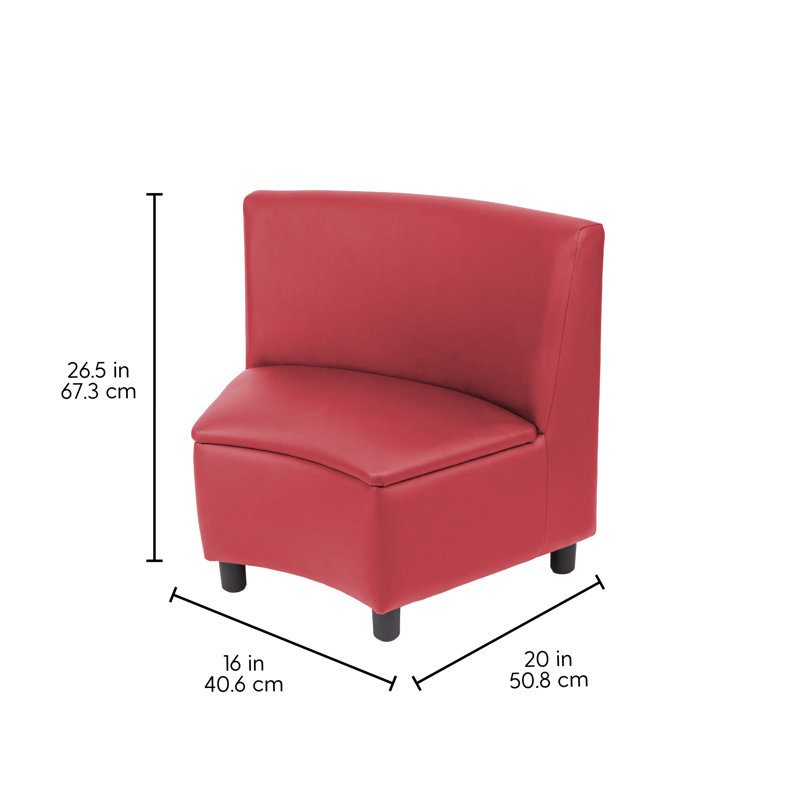 Fauteuil modulaire Kid Comfort, Rouge
