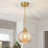  1-Light Pendant Light with Globe Glass Shade for Kitchen Island-1964487688