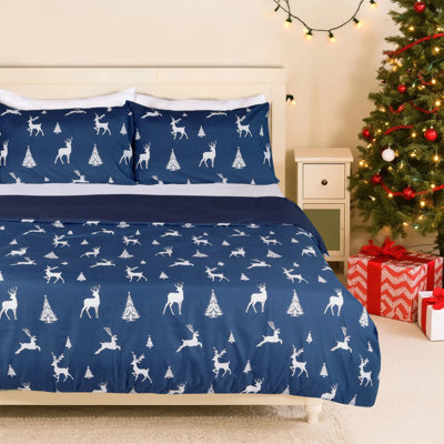 Gogreen Luxury King Duvet Cover Floral, Soft & Breathable Microfiber 3 Pieces King Bedding Sets, Pattern King Comfy Duvet Cover, With Zipper Closure, Includes 2 X Pillowcase, 1 X Duvet Cover