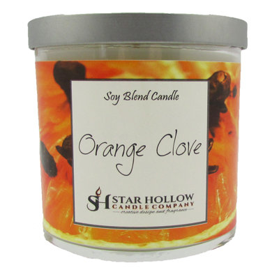Orange Clove Scented Jar Candle