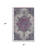 2' X 3' Pink Medallion Power Loom Area Rug