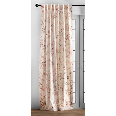 Maison Cotton Semi Sheer Curtain Single Panel