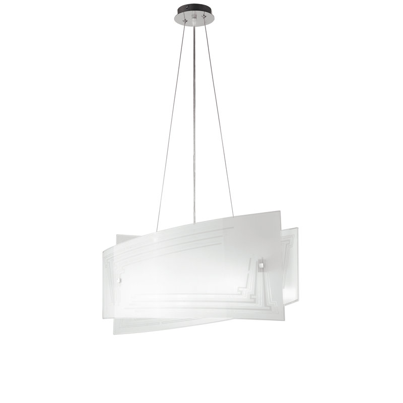 Hartung 4 - Light Clear Unique/Statement Pendant