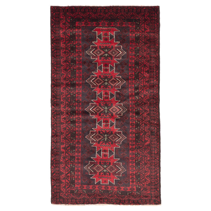 Teimani Red Rug 3'9" x 6'10"