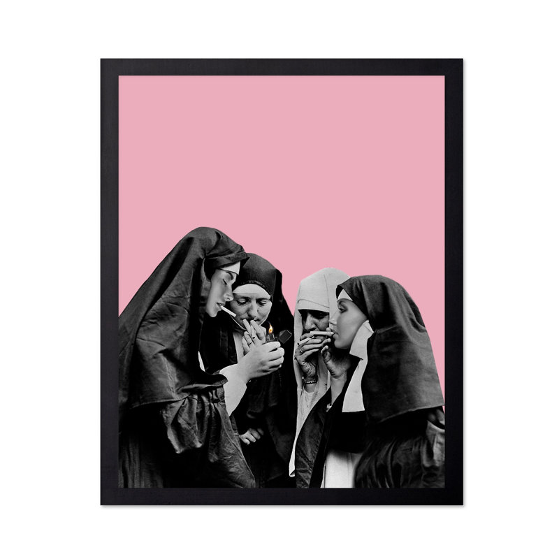 Fumeurs nonnes No4, Unframed, Poster, 08"H x 10"W