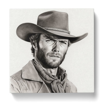 Clint Eastwood Drawing - No Frame Print