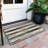 Machine Washable Indoor/Outdoor Xhevrie Taupe Rug-487804721