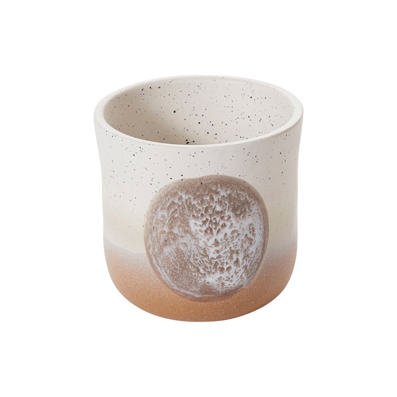 Henghold Handmade Ceramic Pot Planter, 5" H x 5" W x 5" D