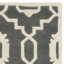 Tapis gris foncé / ivoire en laine touffeté à la main Carolene-19275295