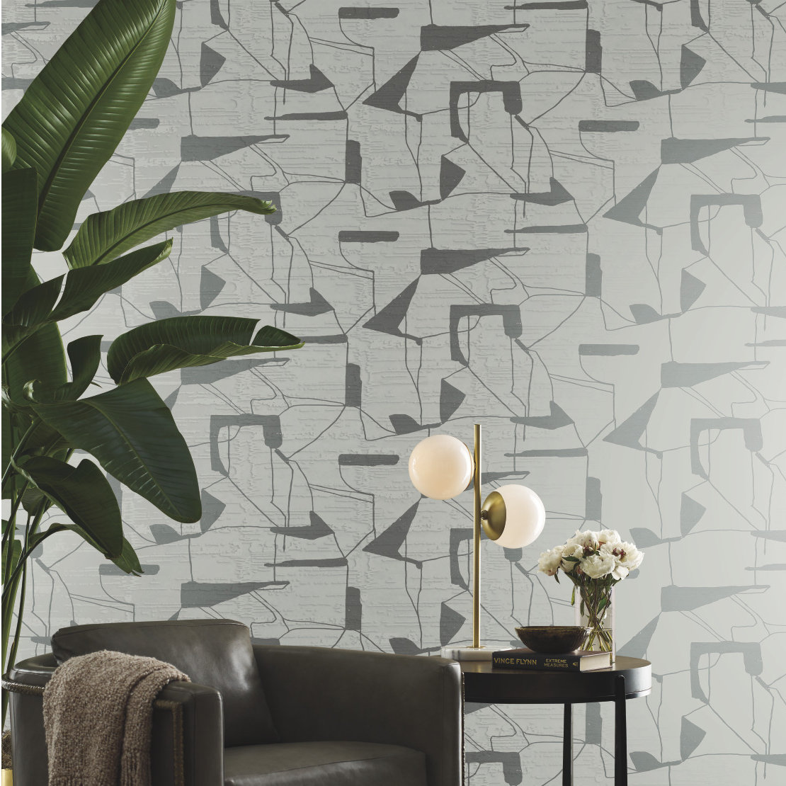 Alza Abstract Roll, Gray