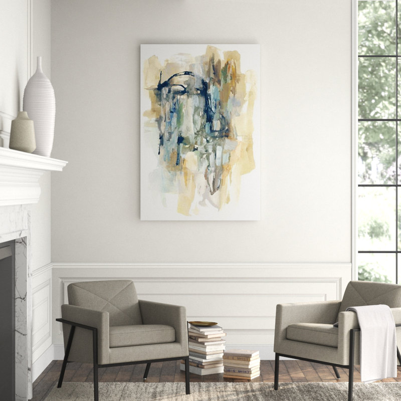 Natural Spread I Painting by Sonia Noir, Glass Coat, 59" H x 40" W