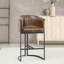 Seville Top Grain Leather Stool-1472721864