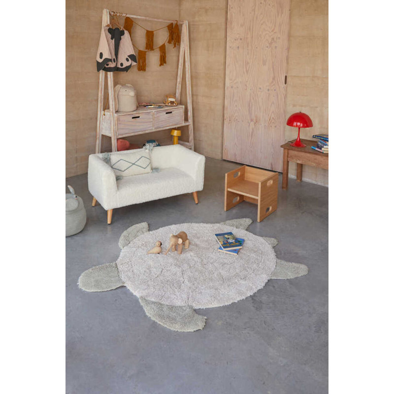 Tapis rectangulaire en coton tissé à la main Sea Wonders
