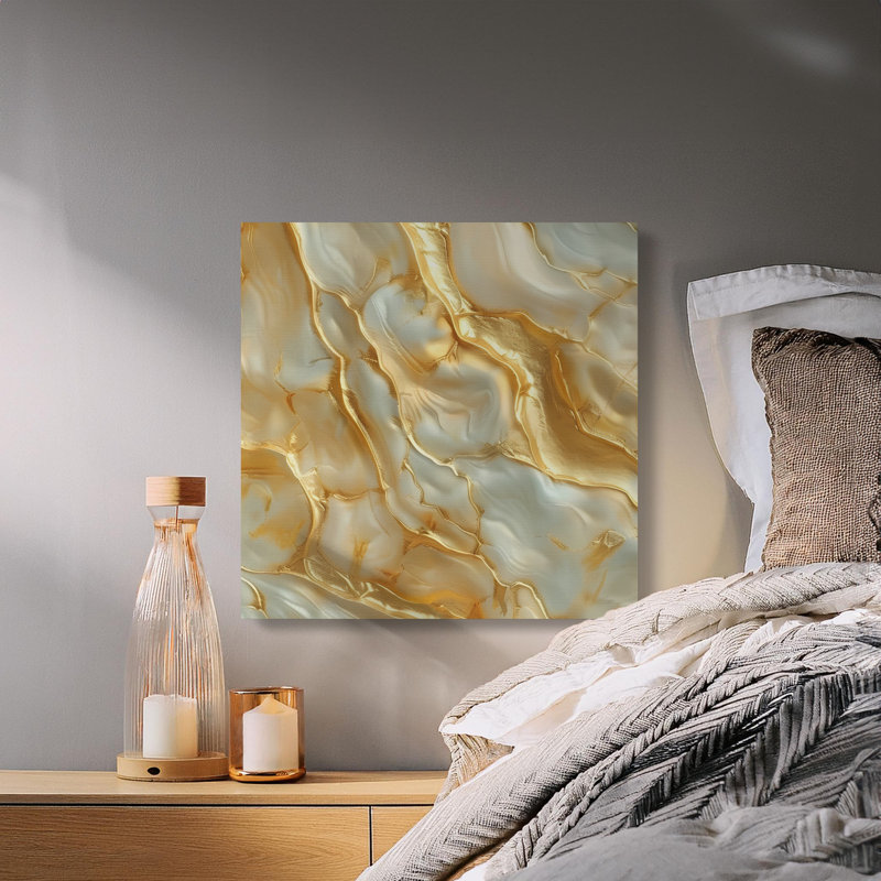 Akur No Frame Print on Canvas, 25.4 cm H  x 25.4 cm W