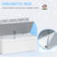 Banc de rangement pour tout-petits avec grand intérieur de 27 L, siège de rangement pour enfants avec rangement pour meubles de salle de jeux pour tout-petits, meubles de chambre à coucher pour enfants, organisateur de jouets et bac de rangement