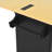 Farmhouse Kitchen Island With Drop Leaf And 2 Seatings, Kitchen Table Set With Storage Cabinet, Drawers, Door Shelves And Power Outlet, Black-711827930