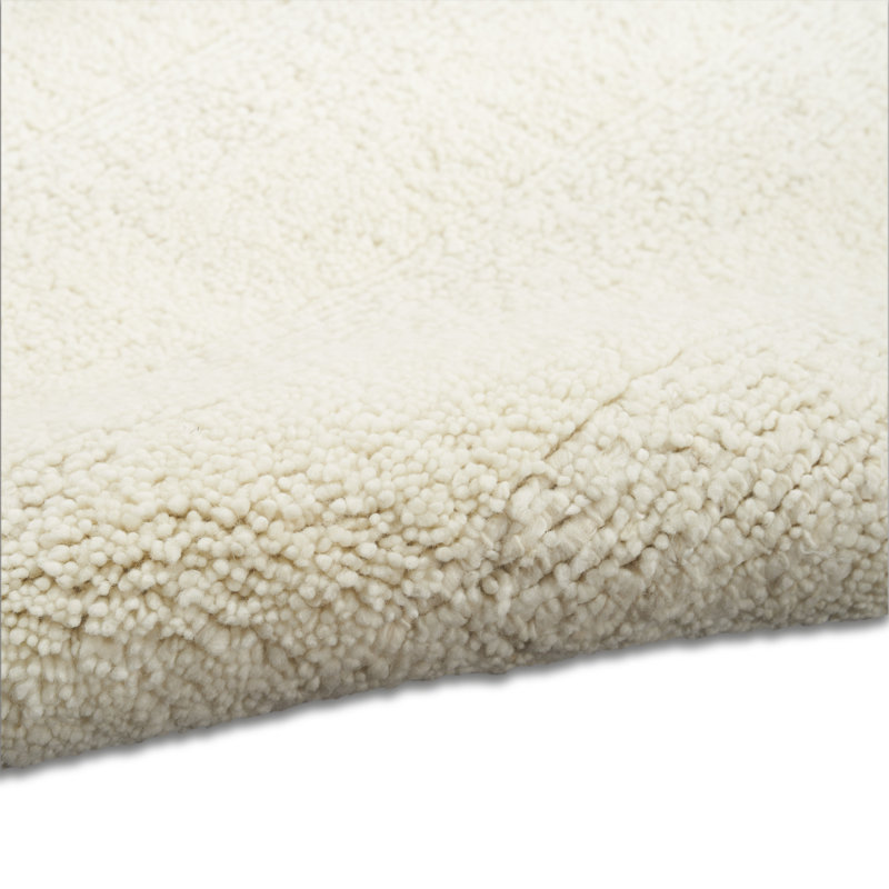 Tapis ivoire Calun Klein CK043 Spun, Rectangle 5 pi 3 po x 7 pi 3 po, Ivoire ivoire